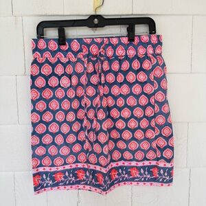 SZ Blockprints Multicolor Elastic Waist Skirt size Medium